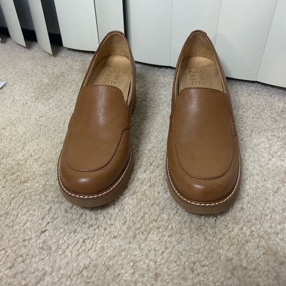 Naturalizer Brown Leather Loafers - Picture 2 of 2